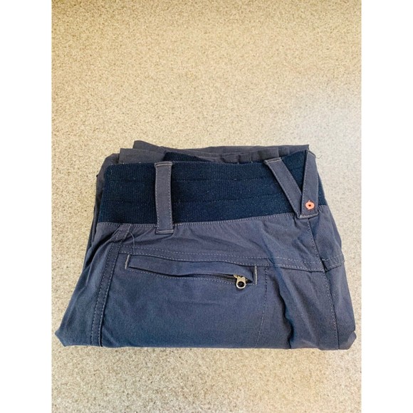 Title Nine Womens sz 8 Blue Nylon Blend Stretch Clamber 2.0 Hiking Capri Pants - Picture 9 of 9